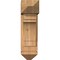 Ekena Millwork Merced Arts and Crafts Smooth Bracket w/ Offset Brace, Western Red Cedar, 7 1/2"W x 18"D x 26"H BKT0806X18X26MRC03SWR - alternate 4